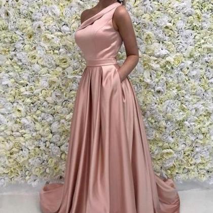 Pink Prom Dresses,A-line Prom Dress..