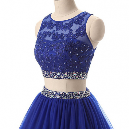 Sequined 2 Pieces Prom Dresses Part..