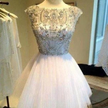 Custom Made Round Neck White Short ..