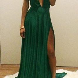 Sexy Green Prom Dresses,Green Eveni..