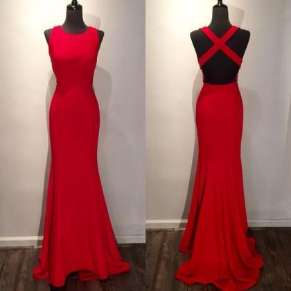 Red Prom Dress, Sexy Prom Dress, Ba..