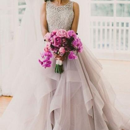 Glamorous Ball Gown, Sexy Backless Prom Dresses, Lace Prom Dresses ...