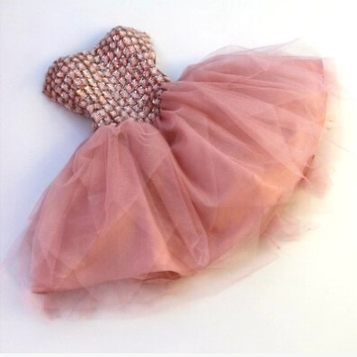 Charming Homecoming Dress,Beading Homecoming Dress,Pink Tulle Homecoming Dress, Cute Short Prom Dress