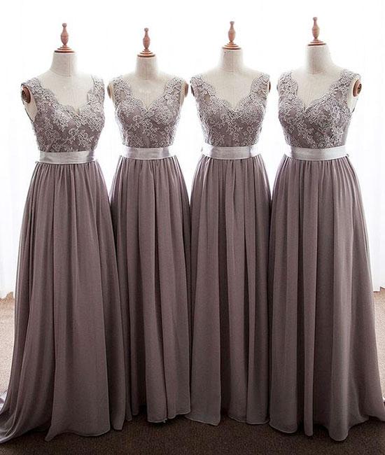Lace Bridesmaid Dress Chiffon Dress 