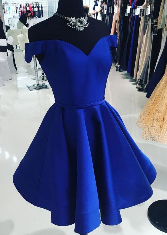 Royal Blue Short Homecoming Dresses Off 