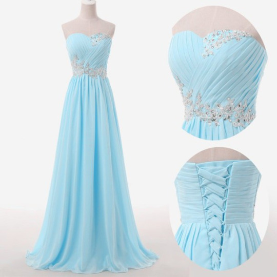 baby blue and silver prom dresses