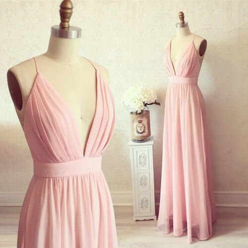 a line chiffon prom dress