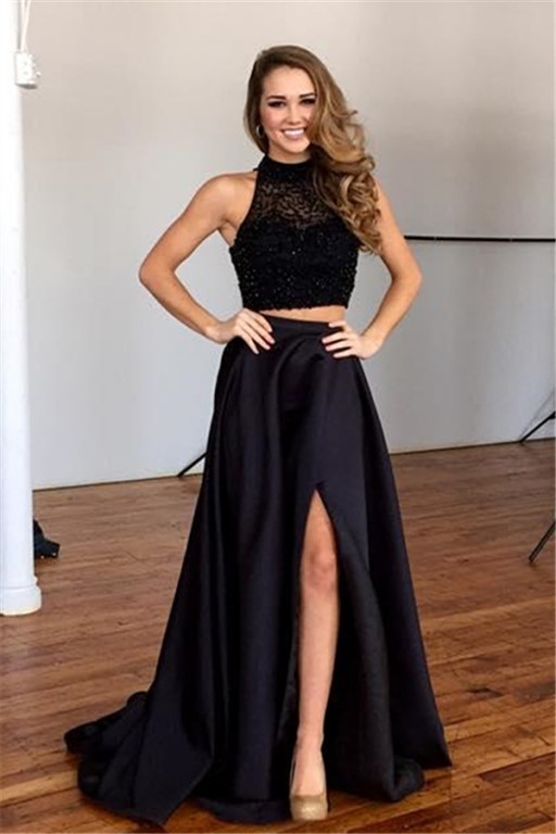 Image result for elegant gown black