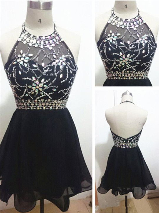 Halter Charming Mini Dress