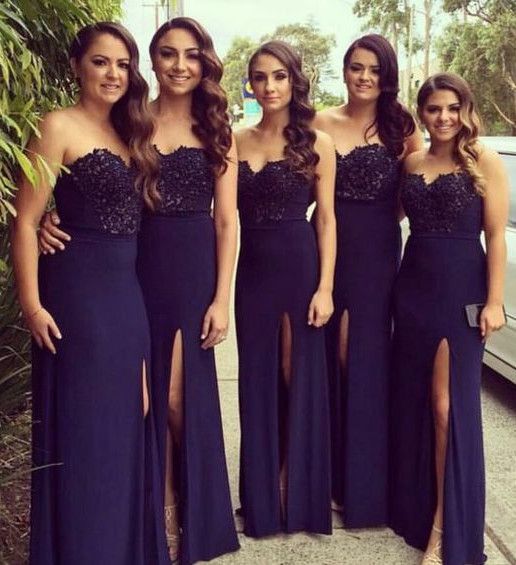 Elegant Navy Blue Dresses