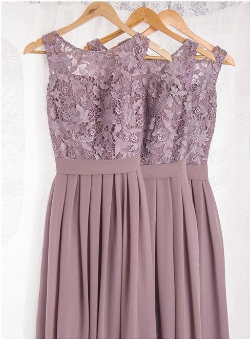 purple vintage lace bridesmaid dresses