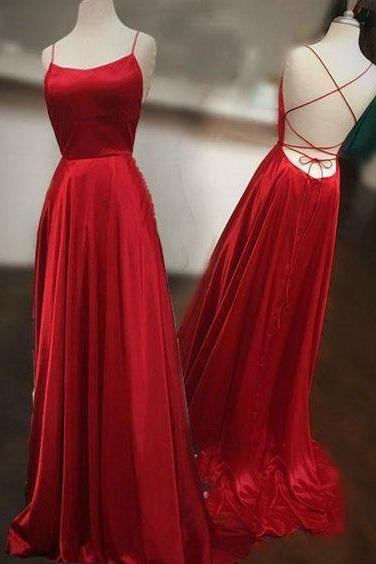 Sexy Split Side Burgundy Criss-Cross Straps Prom Dress Ruffles Sexy Long Party Gowns